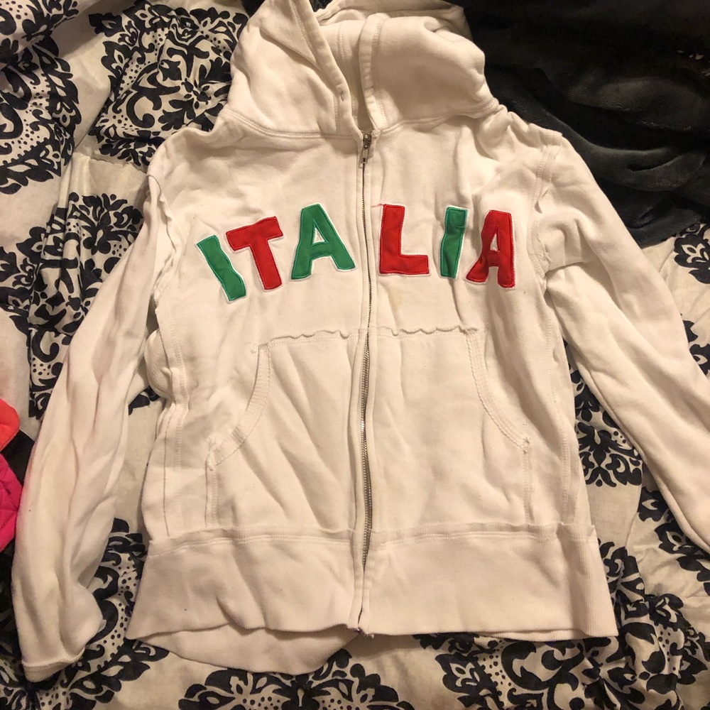 White Italia Sweater